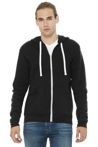 BC3909 SALE Bella+Canvas Unisex Triblend Sponge Fleece Full-Zip Hoodie