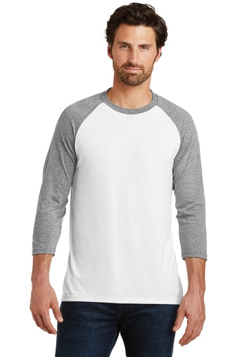 DM136 District Perfect Tri 3/4-Sleeve Raglan