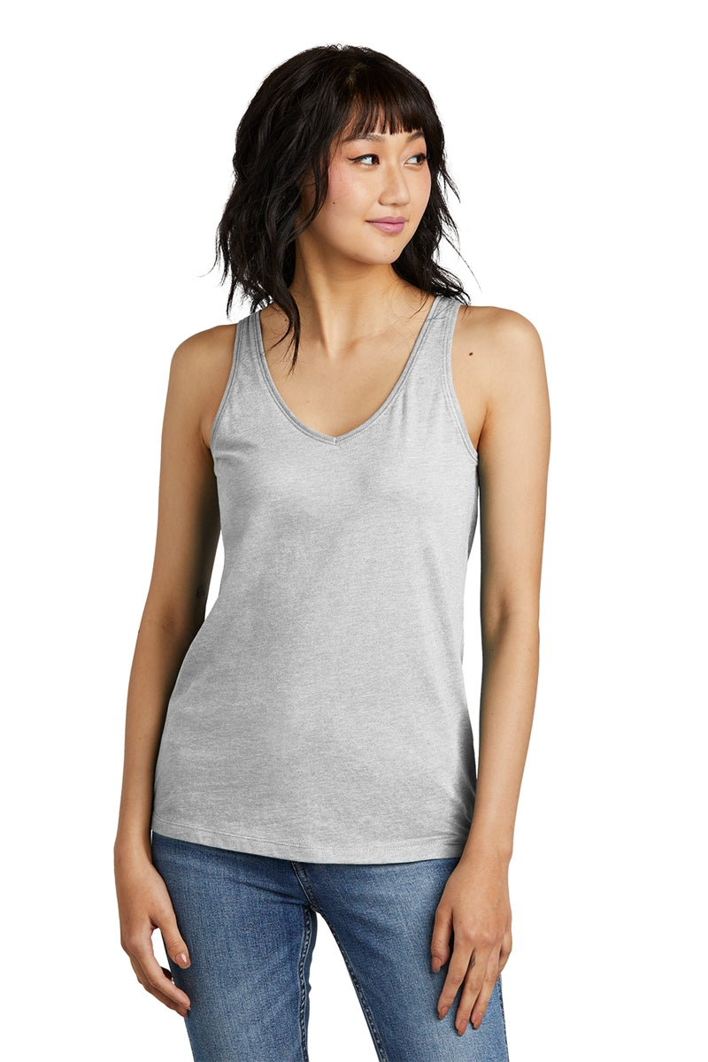 District Women's Perfect Blend CVC V-Neck Tank
