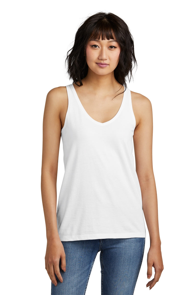 District Women's Perfect Blend CVC V-Neck Tank