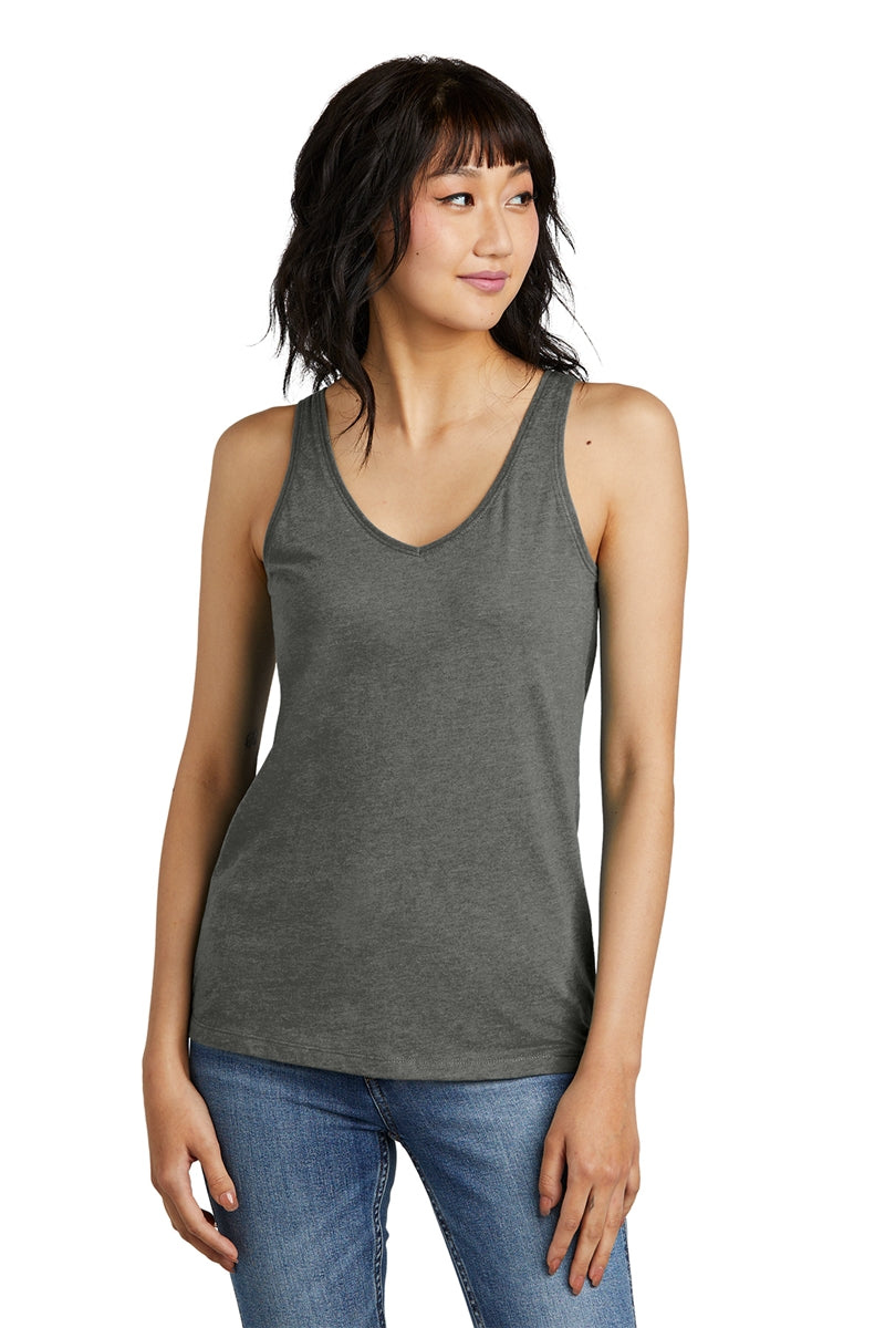 District Women's Perfect Blend CVC V-Neck Tank
