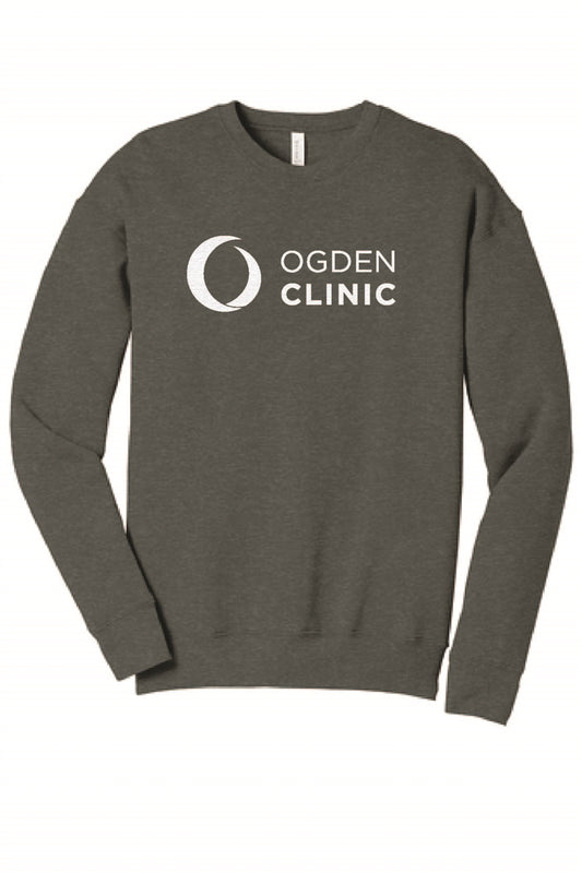 Bella Canvas Felt Logo Unisex Sponge Fleece Crew