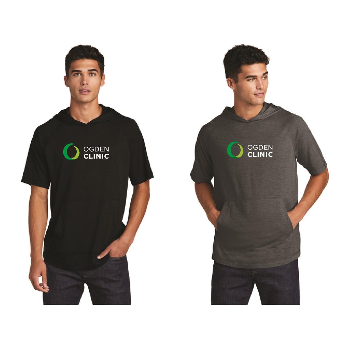 Sport-Tek PosiCharge Men's Tri-Blend Wicking Short Sleeve Hoodie