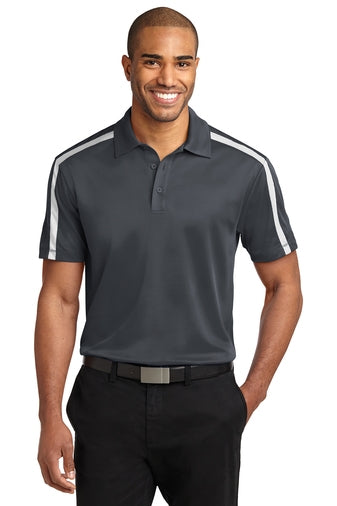 K547 Port Authority Silk Touch Performance Colorblock Stripe Polo