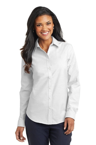 Port Authority Ladies Long Sleeve Oxford Shirt