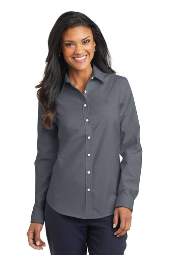 Port Authority Ladies Long Sleeve Oxford Shirt