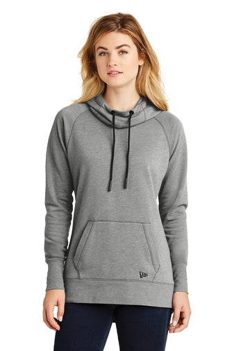 LNEA510 New Era Ladies Tri-Blend Fleece Pullover Hoodie