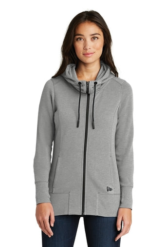 New Era Ladies Tri-Blend Fleece Full-Zip Hoodie