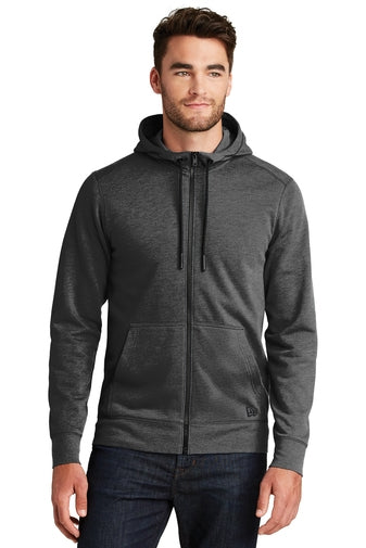 New Era Tri-Blend Fleece Full-Zip Hoodie
