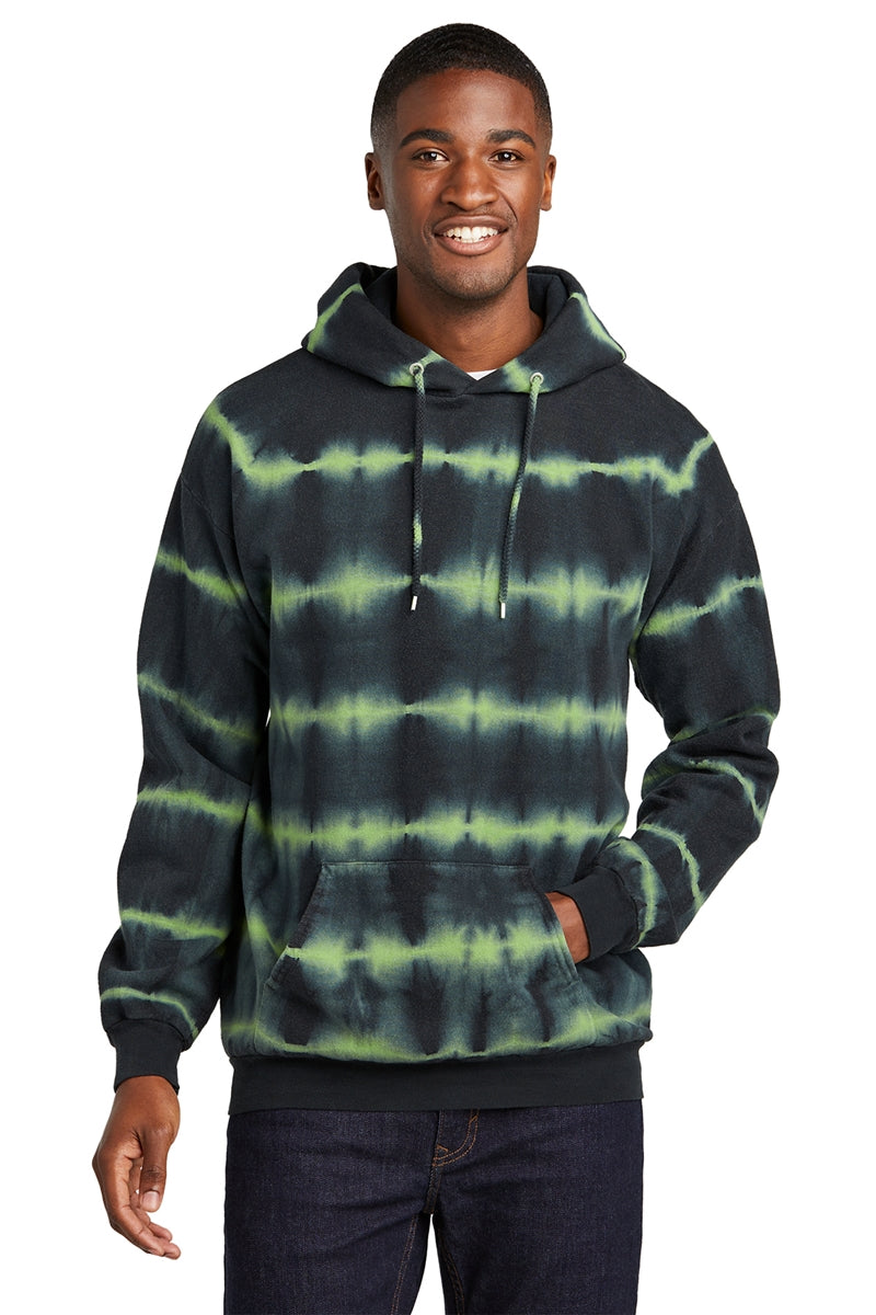 Port & Company Allover Stripe Tie-Dye Fleece