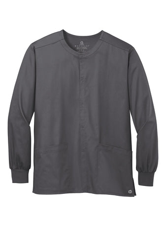 WonderWink Unisex WorkFlex Snap-Front Scrub Jacket