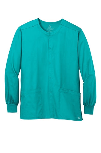 WonderWink Unisex WorkFlex Snap-Front Scrub Jacket