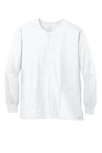 WonderWink Unisex WorkFlex Snap-Front Scrub Jacket