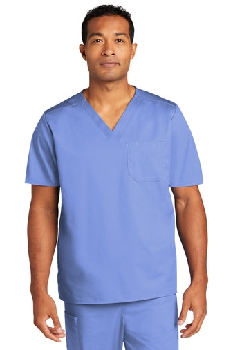 WonderWink Unisex WorkFlex Chest Pocket V-Neck Top