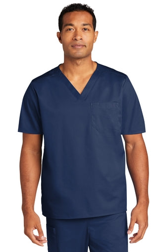 WonderWink Unisex WorkFlex Chest Pocket V-Neck Top