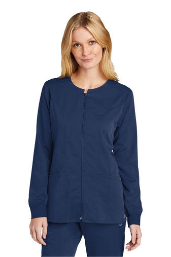 WonderWink Women's Premiere Flex Full-Zip Scrub Jacket