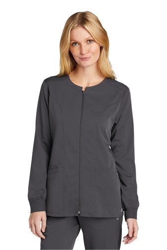 WonderWink Women's Premiere Flex Full-Zip Scrub Jacket