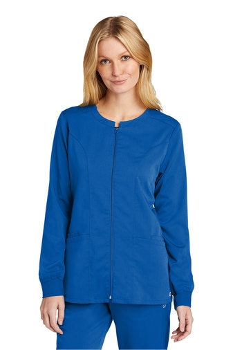 WonderWink Women's Premiere Flex Full-Zip Scrub Jacket