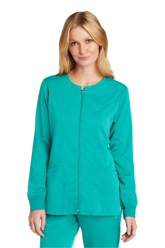 WonderWink Women's Premiere Flex Full-Zip Scrub Jacket