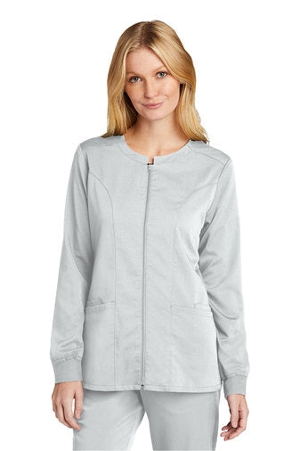 WonderWink Women's Premiere Flex Full-Zip Scrub Jacket