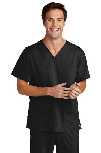 WonderWink Men's Premiere Flex V-Neck Top