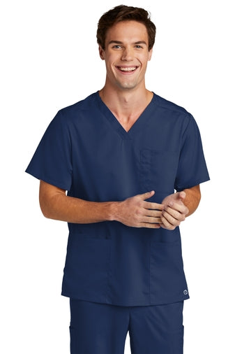 WonderWink Men's Premiere Flex V-Neck Top