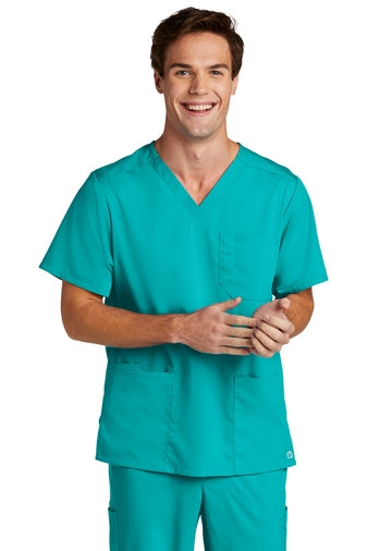 WonderWink Men's Premiere Flex V-Neck Top