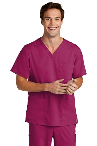 WonderWink Men's Premiere Flex V-Neck Top