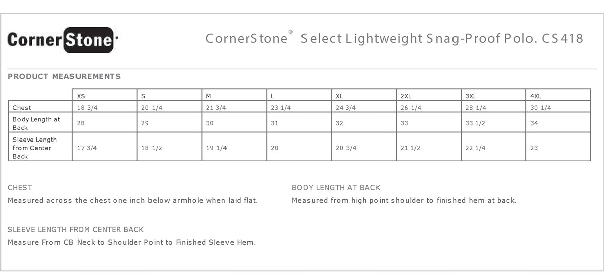 CornerStone Men's Lightweight Snag-Proof Polo