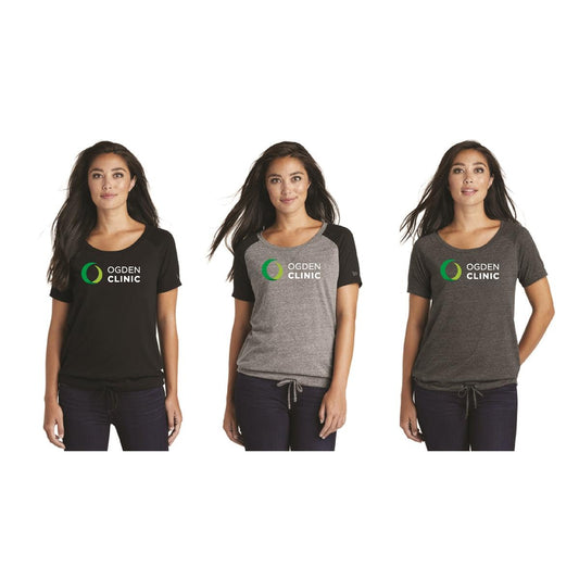 New Era Ladies Tri-Blend Performance Cinch Tee