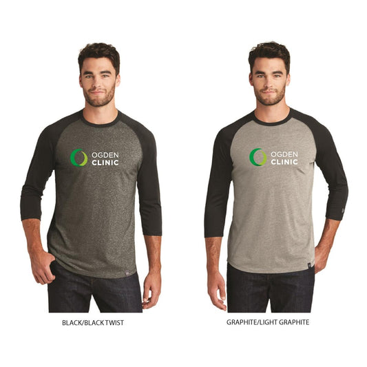 New Era Men's Heritage Blend 3/4-Sleeve Baseball Raglan Tee