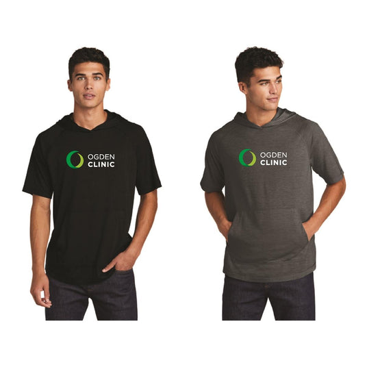 Sport-Tek PosiCharge Men's Tri-Blend Wicking Short Sleeve Hoodie
