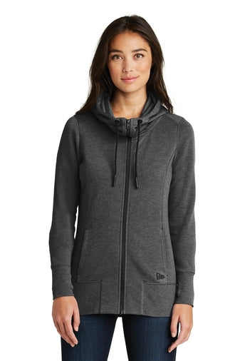 New Era Ladies Tri-Blend Fleece Full-Zip Hoodie