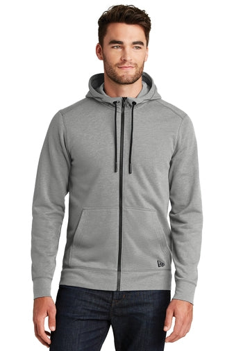 New Era Tri-Blend Fleece Full-Zip Hoodie