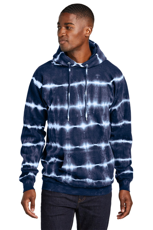 Port & Company Allover Stripe Tie-Dye Fleece