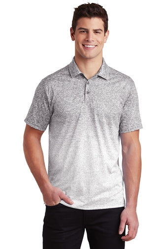ST671 NEW Sport-Tek Ombre Heather Polo
