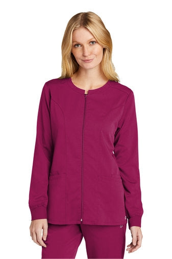 WonderWink Women's Premiere Flex Full-Zip Scrub Jacket